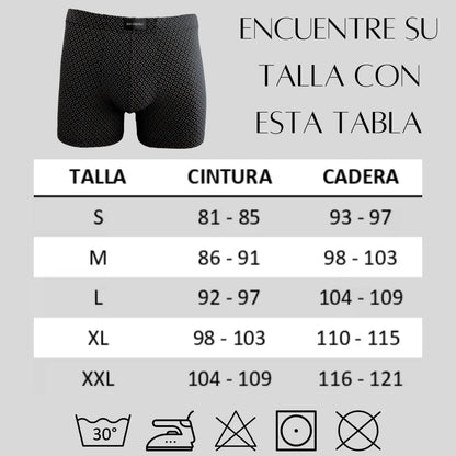 Don Algodon Premium | Pack 3 Boxers para Hombre | Algodón Suave y Transpirable - Underwear Essentials