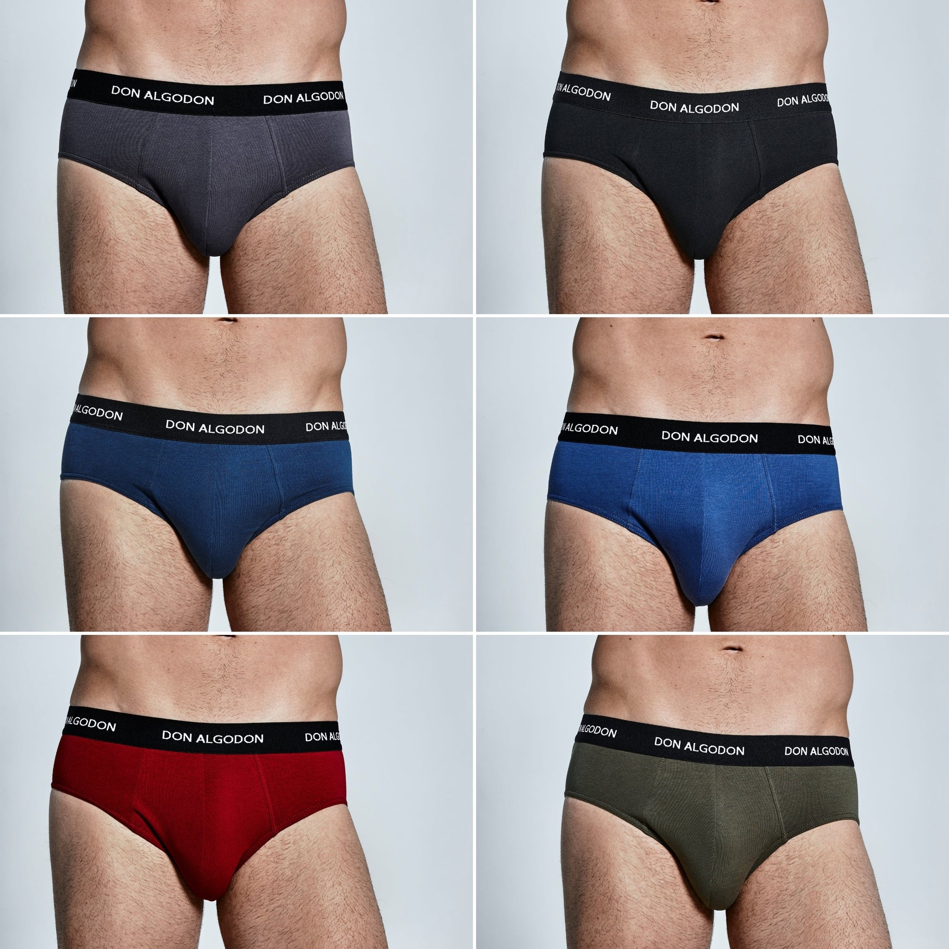 Don Algodon | Pack 12 Slips Hombre | Suaves Transpirables y Resistentes | Máxima Comodidad y Suavidad - Underwear Essentials