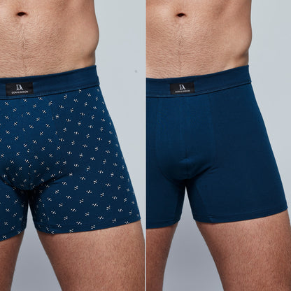 DON ALGODON PREMIUM| Pack de 6 Boxers Premium Para Hombre | Elegantes y Cómodos | Máximo Confort | 3 Colores, 3 Estampados | 4 Tallas: M, L, XL, XXL | Suaves y Transpirables