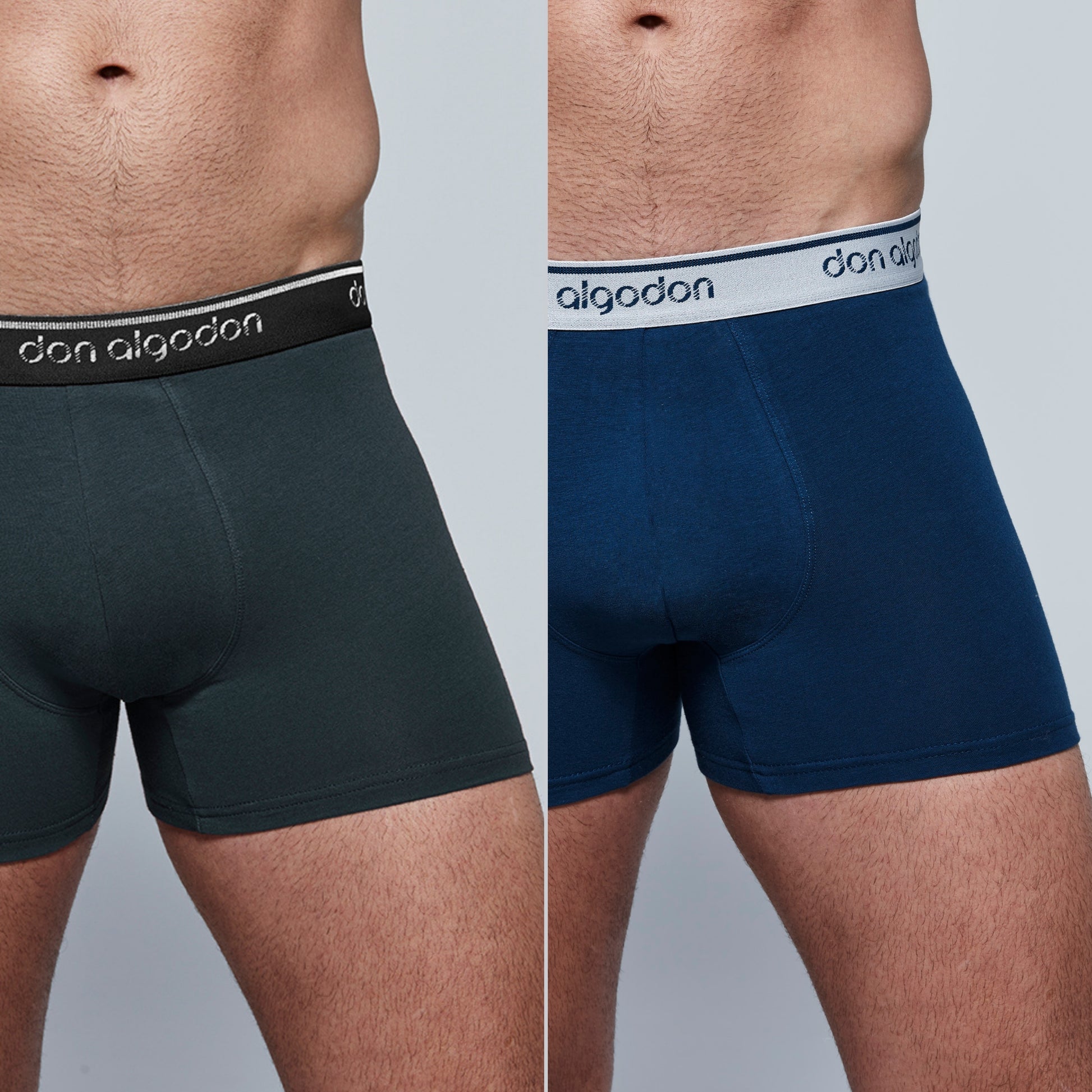 DON ALGODON | Pack de 6 Boxers Para Hombre | 95% Algodón | Transpirables | 6 Colores con Cintura Elástica| Cómodos y Elegantes