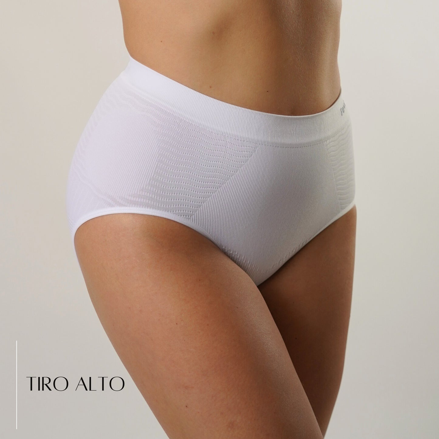 FEVI Pack 3 Bragas Faja Tiro Alto Mujer, Compresoras Push Up, Moldeadoras Vientre Plano, Sin Costuras, Alta Elasticidad, Ropa Interior Suave y Cómoda