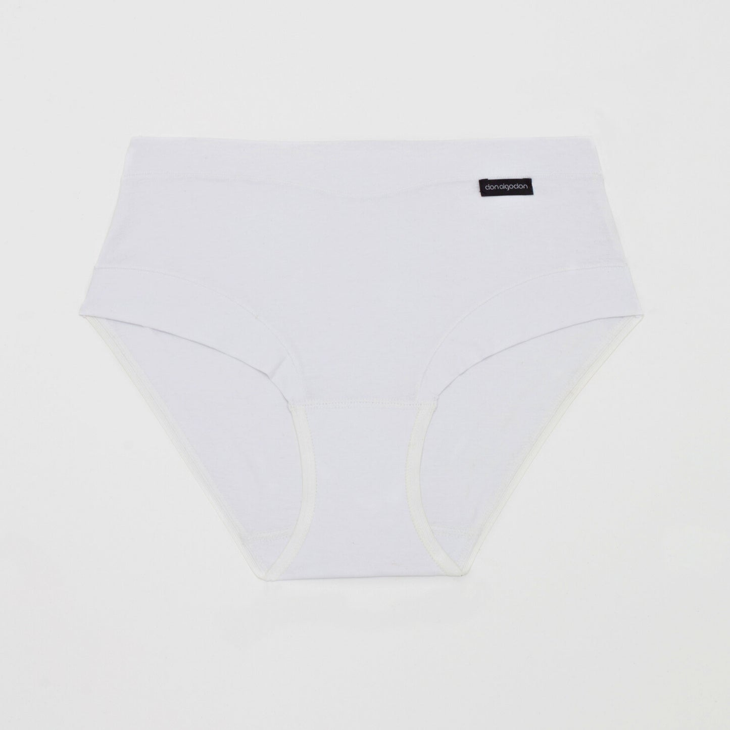 DON ALGODON | Pack de 6 Braguitas Tiro Alto de Algodón | Suaves y Cómodas | Cintura Elástica
