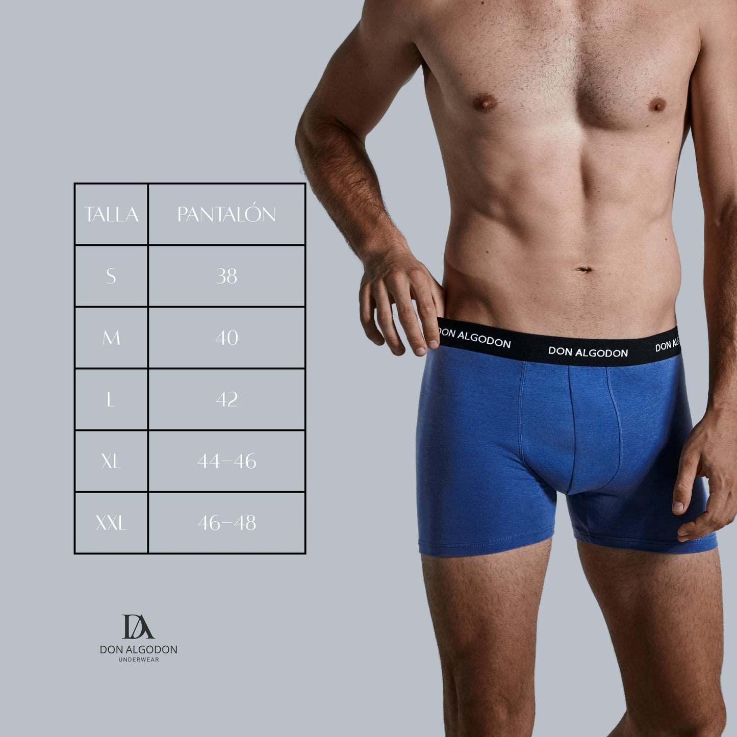 Don Algodon | Pack 12 Calzoncillos Hombre | Suaves y Transpirables | 2 Unidades por Color | 6 Colores Disponibles - Underwear Essentials