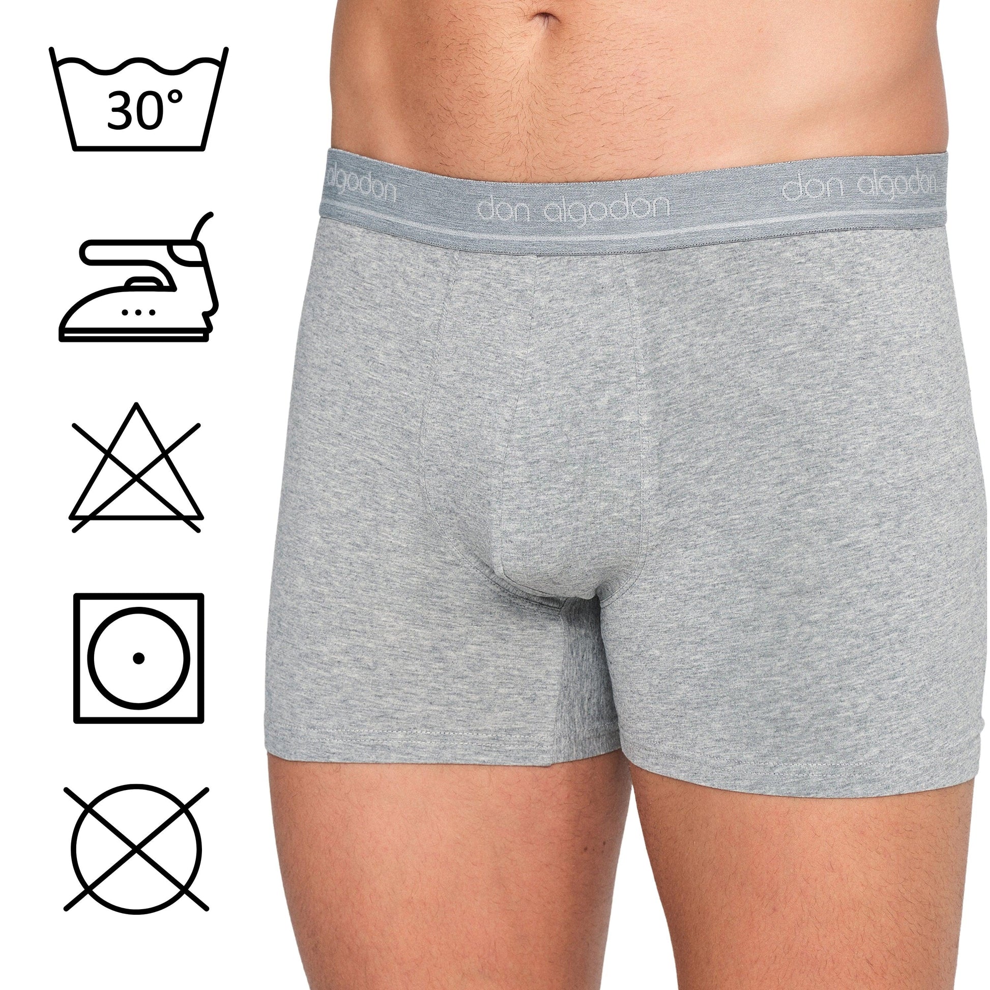 Don Algodon | Pack 6 Boxers para Hombre | Suaves y Transpirables - Underwear Essentials