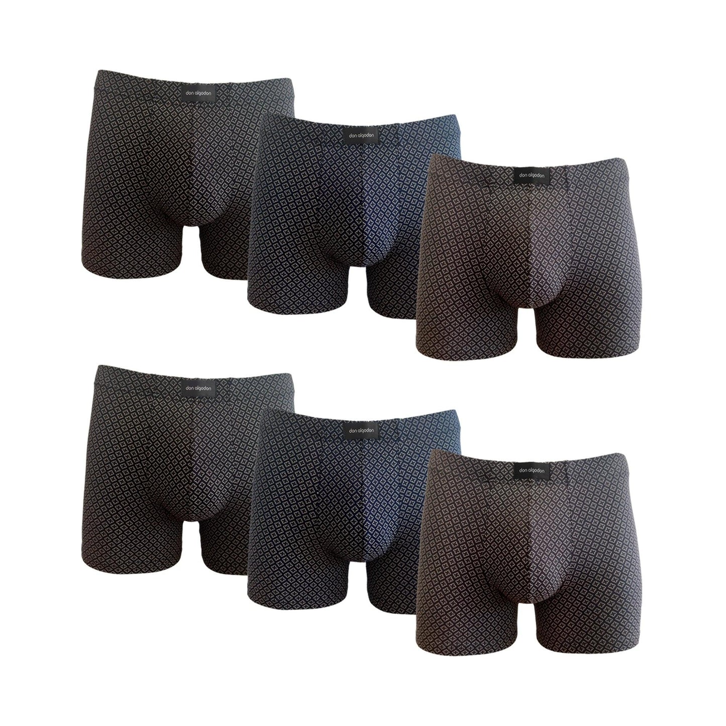 Don Algodon Premium | Pack 6 Boxers para Hombre | Algodón Suave y Transpirable - Underwear Essentials