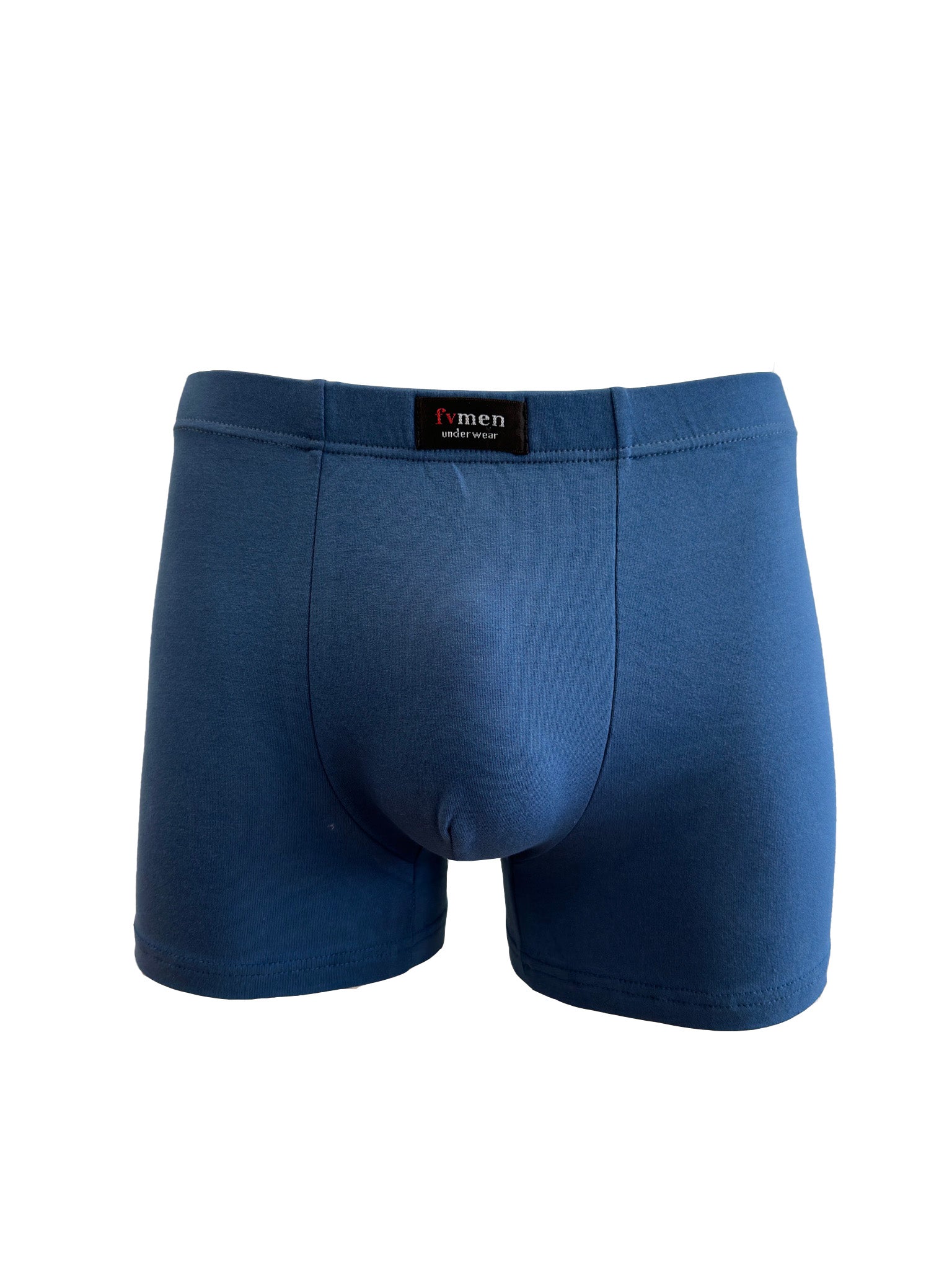 FEVI | Pack 6 Boxers Hombre Algodón | Colores: Verde, Negro, Marino, Azul, Gris claro, Gris oscuro