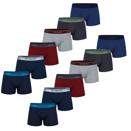 Don Algodon | Pack Ahorro 12 Boxers para Niño | Comodidad y Durabilidad Garantizadas