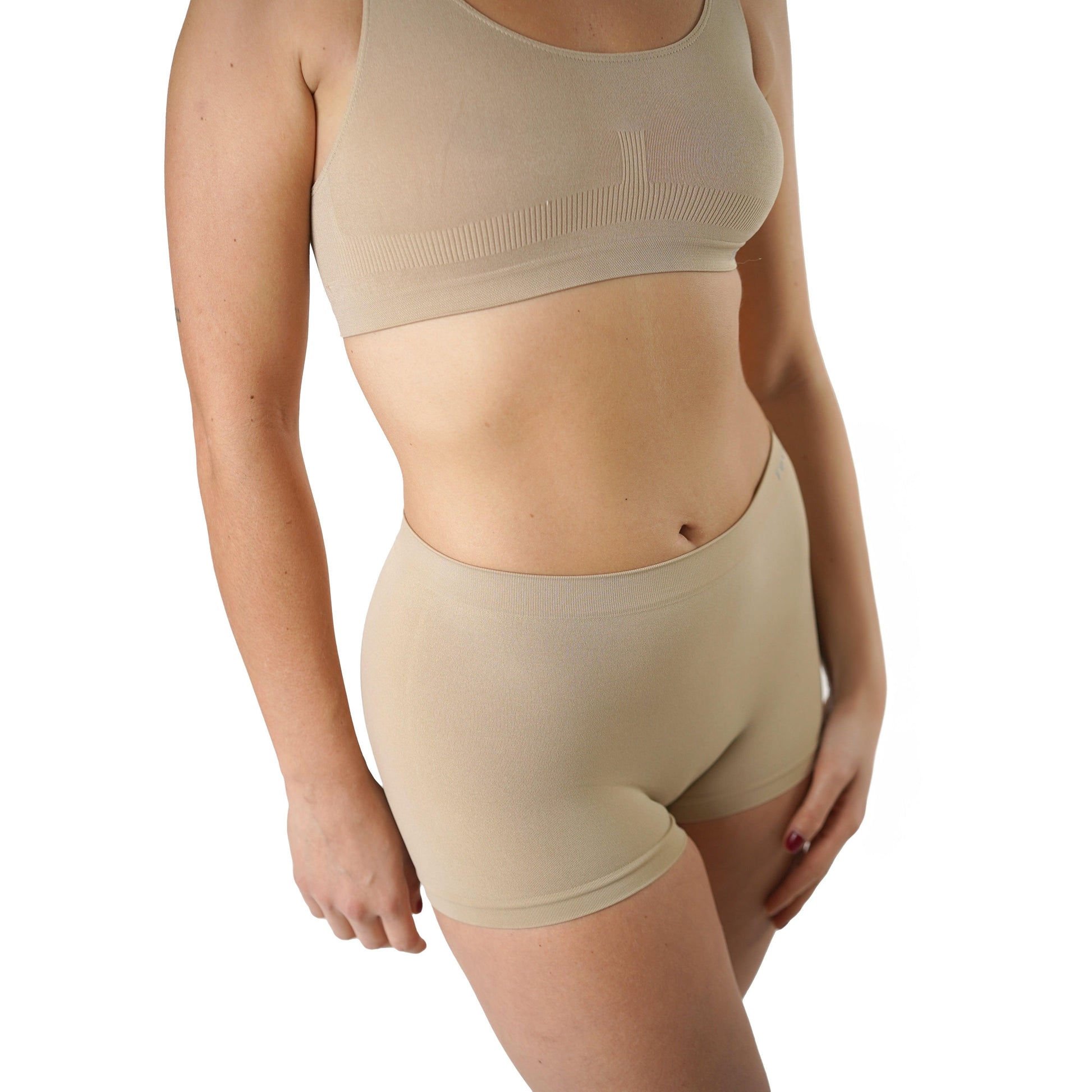 FEVI | Pack de 12 Culottes en 1 o 3 colores diferentes: Negro, Blanco y Beige | Talla única - Underwear Essentials